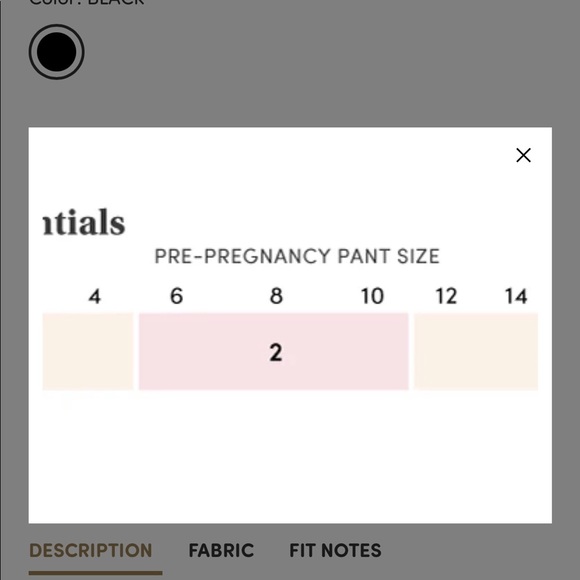 Ingrid & Isabel Seamless Maternity Leggings 6-8 - Picture 12 of 13